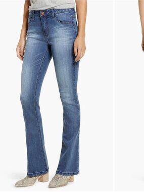 Wit & Wisdom Ab'Solution High Waist Itty Bitty Bootcut Jeans